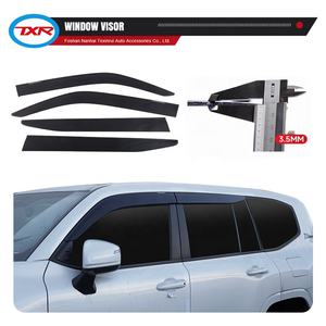 Déflecteurs de fenêtre pare-soleil pare-pluie accessoires extérieurs pour TOYOTA Land Cruiser LC300 <span class=keywords><strong>2021</strong></span>- 2022- - Product Image 4