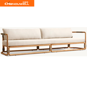 Chaise longue en bois de teck haut de gamme canapé en teck extérieur Patio salon Villa jardin <span class=keywords><strong>terrasse</strong></span> - Product Image 4