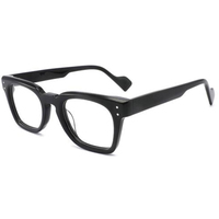 Montures de lunettes classiques pour hommes, montures de lecture en acétate de luxe pour hommes, montures de lunettes carrées larges en acétate pour femmes, montures de lunettes de créateur pour hommes