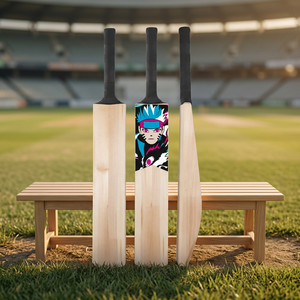 Batte de cricket en bois avec design anime, légère, pour l'entraînement, ambidextre, épaisseur 13-16 mm - Product Image 4