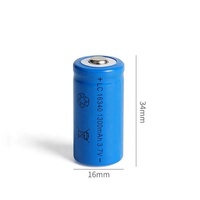 16340 batterie 1300mAh 3.7V Li-ion piles rechargeables CR123A pour stylo Laser lampe de poche LED