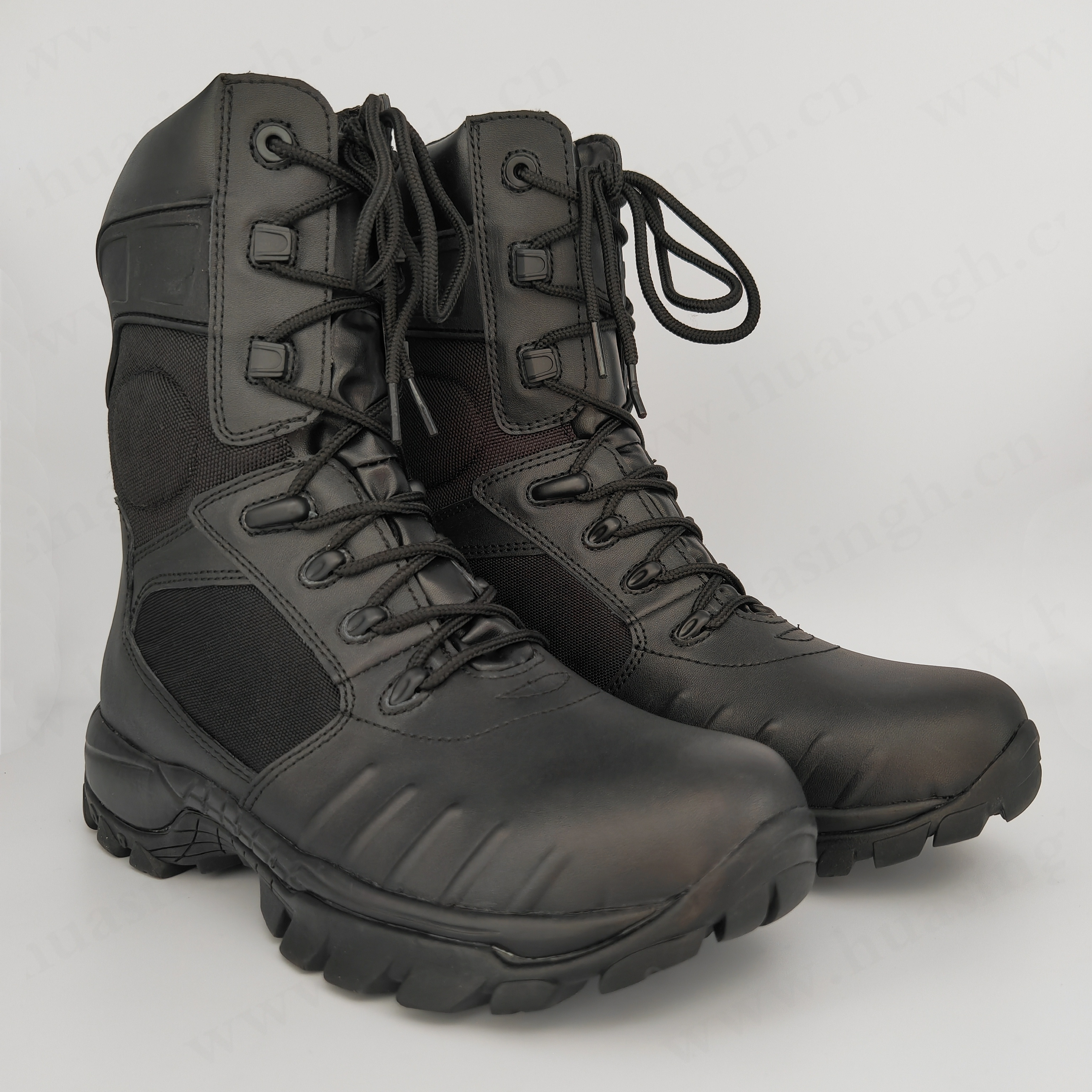 LLJ,anti-shock strong grip PU+rubber sole combat boots outdoor hiking anti-tear tactical boots for sale HSM016