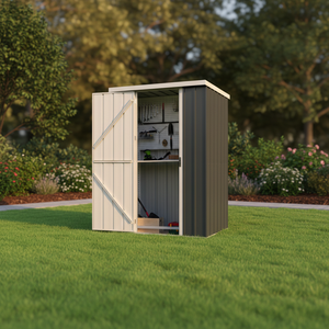 EF0403-H175-H Cobertizos Metálicos de Almacenamiento para Exteriores de 4 x 3 Pies - Product Image 5