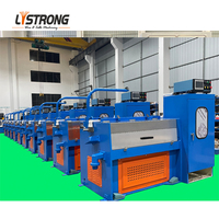 Mesin Penarik Kawat Tembaga Halus Listrong High-Speed 0.15-0.6mm dengan Motor