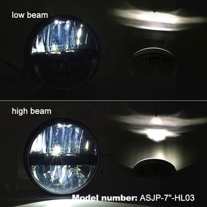 Hot bán <span class=keywords><strong>7</strong></span> "<span class=keywords><strong>Led</strong></span> Đèn Pha với cao thấp chùm và phản xạ cho Jeep Wrangler Mazda MIATA 40 Wát Vòng <span class=keywords><strong>Led</strong></span> Đèn Pha 7inch - Product Image 6