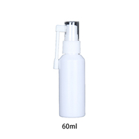 Bouteille de pulvérisation de joystick rotatif à 360 degrés personnalisé en gros, bouteille de pulvérisation de brouillard fin de tronc d'éléphant petit flacon de pulvérisation blanc PET