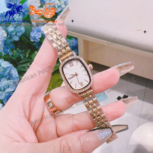 Montre pour femme BVGRI, nouvelle mode, luxe, quartz, élégante, en acier inoxydable, montre de bureau avec boucle papillon exquise, boîtier carré - Product Image 4