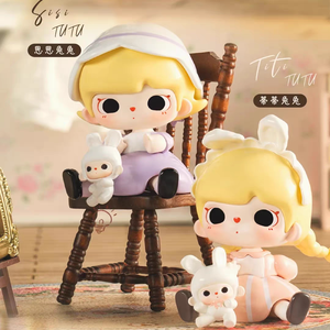Figure Originali Tutu Bear Her and Her Little World, Statuette in Vinile Carine, Mini Giocattoli Animati Tutu Bear per Decorazione Casa - Product Image 5