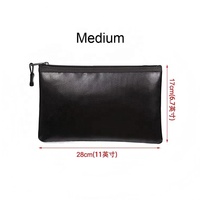 BOYU 2026 Nouvelle Grande Pochette Zippée Ignifuge et Étanche en Silicone pour Argent et Documents avec Enveloppe pour Espèces et Documents