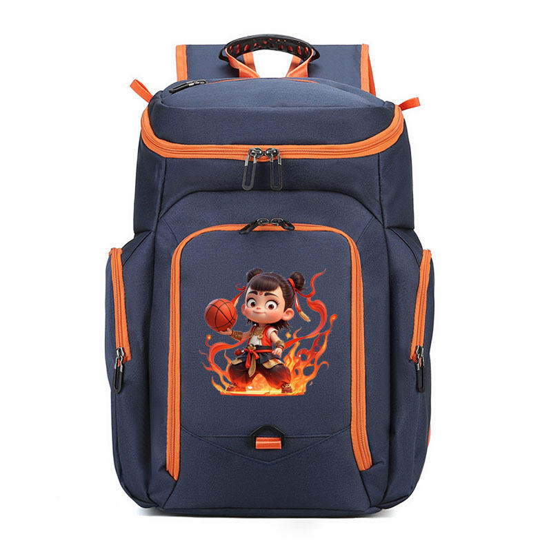 Navy/orange+Nezha printing