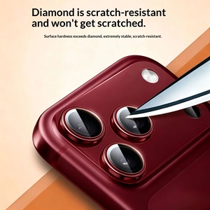 <span class=keywords><strong>Film</strong></span> <span class=keywords><strong>de</strong></span> protection d'écran en verre trempé 3D 9H mat en alliage d'aluminium, couverture intégrale pour iPhone 15 16 17 18 Pro Max Plus Air Fold - Product Image 5