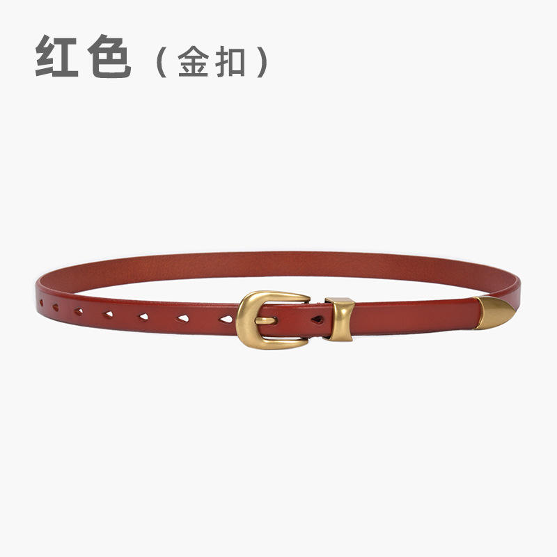 20954-rouge (boucle dorée) - 105cm