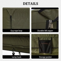 Tienda de Campaña Inflable, 4.5 ㎡   Interior espacioso con grandes ventanas de TPU, material impermeable avanzado para uso en todo tipo de clima.