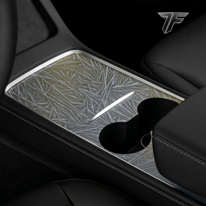 定制设计碳纤维蟒蛇图案冰裂银金汽车内饰薄膜车身乙烯基贴纸 - Product Image 2