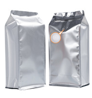 Échantillon gratuit avant Transparent Stand Up Pouch Zipper Coffee Bag Avec Valve Produit par le fabricant chinois