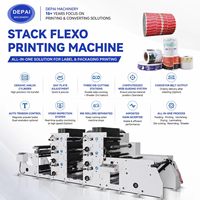Machine d'impression flexographique FPL320-2 320 mm 2 3 4 5 6 couleurs, découpe de logo, sécheuse UV
