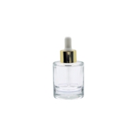 Flacon compte-gouttes en verre de luxe 1oz 30ml forme ovale pour huile capillaire sérum huile essentielle huile cosmétique-Carton pour crème pour les yeux gouttes pour les yeux
