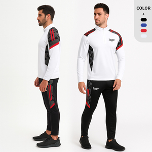 Men's Sporty Long Sleeve Zip-Up <b>Shirt</b> With <b>Geometric</b> Print Quick Dry Polyester Casual Wear Autumn Full Sleeve Stand Collar - Product Image 6