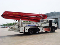 Camion pompe à béton mobile HB37A avec flèche à 5 sections