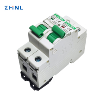 Disyuntores en miniatura Mcb serie 4.5KA de tipo doméstico OEM ODM con 2P Ac 32A 63A 230/400V