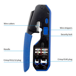 <span class=keywords><strong>Pince</strong></span> à sertir RJ11 RJ12 RJ45, outil manuel de haute qualité, connecteur RJ45, outils de réseau pour ordinateur et câble Lan - Product Image 5