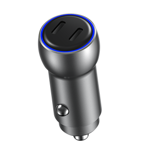 Adaptador Tipo C al por mayor, cargador de coche USB de 2 puertos con carga rápida – qc3.0 / pd – compatible con iPhone y Android - Product Image 1