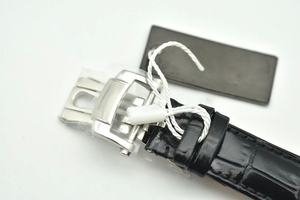 Montre automatique à tourbillon avec bracelet noir et design sculpté Panda - Product Image 5