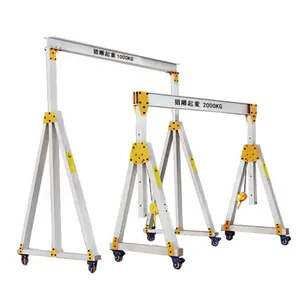 Aluminium Portaalkraan Aluminium Gantry Hand Push Type Hoogte Gantry Crane