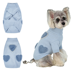 Gilet tricoté léger et respirant pour chiens de petite et moyenne taille, idéal pour l'automne et l'hiver - Product Image 2