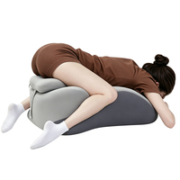 Ergonomik Hafızalı Köpük Horlama Önleyici Popo Yastığı Düzensiz Destek Minderi Yakınlık Pozisyonu için Yıkanabilir Kamasutra Çift Yastığı