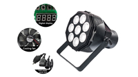 Éclairage de scène MJ 8*65W LED, équipement d'éclairage de scène LED RGBW, projecteur PAR LED pour mariage, éclairage de scène LED adapté aux DJ/scènes/fêtes