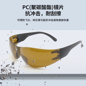 Gafas de seguridad para láser, gafas protectoras de 1064Nm para marcar, grabar, cortar, eliminar óxido, marco negro, lente de 2mm, transmitancia del 30% - Product Image 4
