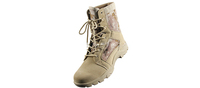 Bottes tactiques de camouflage - Imperméables, antidérapantes, fermeture éclair, bottes de randonnée tactiques robustes