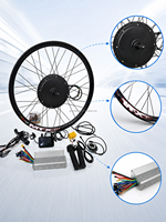 Kit de conversion de vélo électrique 48V 1000W 26 pouces, moteur à moyeu sans balais, batterie au lithium, écran LCD, accélérateur rotatif Graceebikes