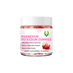 Gomitas de Magnesio de Alta Calidad OEM ODM con Sabor a Fresa, Suplemento Dietético que Promueve la Calidad del Sueño y Mejora la Salud de las Articulaciones y Músculos - Product Image 1