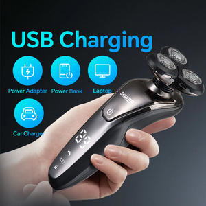 Men's Easy-To-Use <b>Shaver</b> Three-Blade Floating Beard Multi-Functional USB Charging Washing Household Hotel Men's Electr - Product Image 2