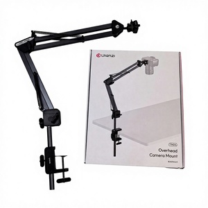 Top selfie bureaustandaard voor DSLR camera smartphone fotografie Ulanzi TH-04 bovenste boogarm standaard selfie klemhouder - Product Image 3