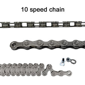 <span class=keywords><strong>Cadena</strong></span> de <span class=keywords><strong>bicicleta</strong></span> a prueba de estiramiento, 10 velocidades, 116L, compatible con Campagnolo SR AM shi, mano, X10 - Product Image 3