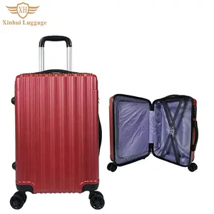 Women long distance travel 20 24 28 &quot; abs plastic trolley luggage bag