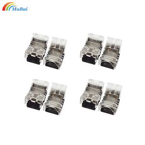Conectores de tira LED de 2 pines, 3 pines, 4 pines, 5 pines, cable hembra macho de 8mm, 10mm, 12mm, conectores rápidos - Product Image 1