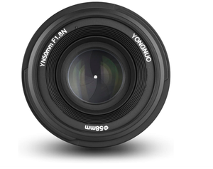 Lente YONGNUO YN50mm 50mm F/1.8 para Nikon con Montura F, Lente de Fotograma Completo AF MF, Lente Principal Estándar para Cámaras DSLR Nikon D3000, <span class=keywords><strong>D3500</strong></span>, D5000 - Product Image 4