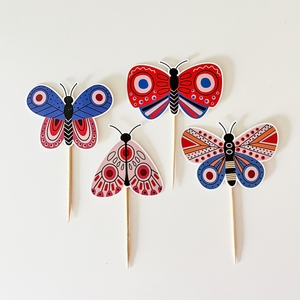 Vaisselle jetable de marque DAMAI, articles de fête personnalisés, ensemble d'assiettes en papier imprimées en offset 6 couleurs, thème papillon pour enfants, vaisselle florale - Product Image 5