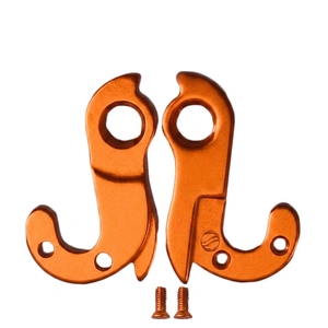 Support de dérailleur en aluminium forgé sur mesure avec usinage CNC pour la protection des cadres de VTT, de vélos de route et de vélos de banlieue - Product Image 1
