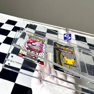 SYP <span class=keywords><strong>Vente</strong></span> flash Support d'affichage en acrylique transparent à 4 emplacements pour cartes Pokémon <span class=keywords><strong>Yu</strong></span> <span class=keywords><strong>Gi</strong></span> <span class=keywords><strong>Oh</strong></span> MetaZOO pour boîte de cartes à collectionner TCG Booster Trading Magnet - Product Image 5