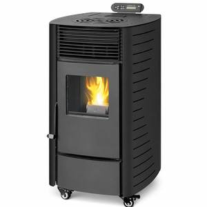 Poêle <span class=keywords><strong>à</strong></span> <span class=keywords><strong>granulés</strong></span> de biomasse Fangran 260B 40 kW, trémie de 45 kg, alimentation automatique, grand meuble de chauffage par air pour salle <span class=keywords><strong>à</strong></span> manger - Product Image 2