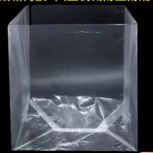 LD Polythene Large Transparent Plastic Dust-proof Flat Bottom Bags