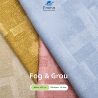 Cuir imitation denim 1,0 mm, épais, résistant à l'abrasion, avec imprimé écossais en fausse fourrure de coton pour bagages et sacs à main U5713