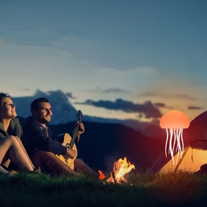 Lámpara de Noche USB con Medusas Flotantes Reemplazables, Control de Sonido Inteligente, Decoración Artística para Estudio, Cafetería, Bar, Mesita de Noche - Product Image 6