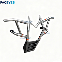 INMT Bumper Belakang Logam Hitam Baru 52mm untuk Can-Am Maverick X3/X3 Turbo XDS XRC 2017-2024 Guard Bar Crush Bar
