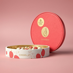 Cajas de regalo de papel Kraft ecológicas con estampado y laminación mate Mango de cuerda de tinta de soja para forro de esponja de dulces de Chocolate - Product Image 4